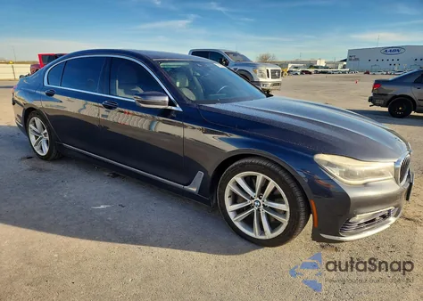 2016 BMW 750 I из США, поврежденный, VIN WBA7F0C51GGL99651
